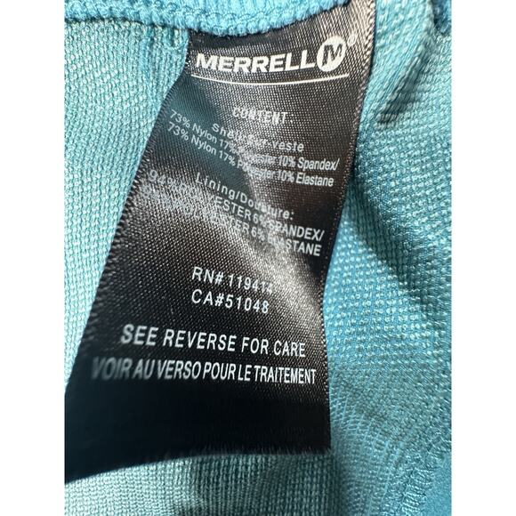 Merrell Aeroblock Full Zip Softshell Jacket Blue XXL Wind Resistant Outdoor Hike - Picture 9 of 12